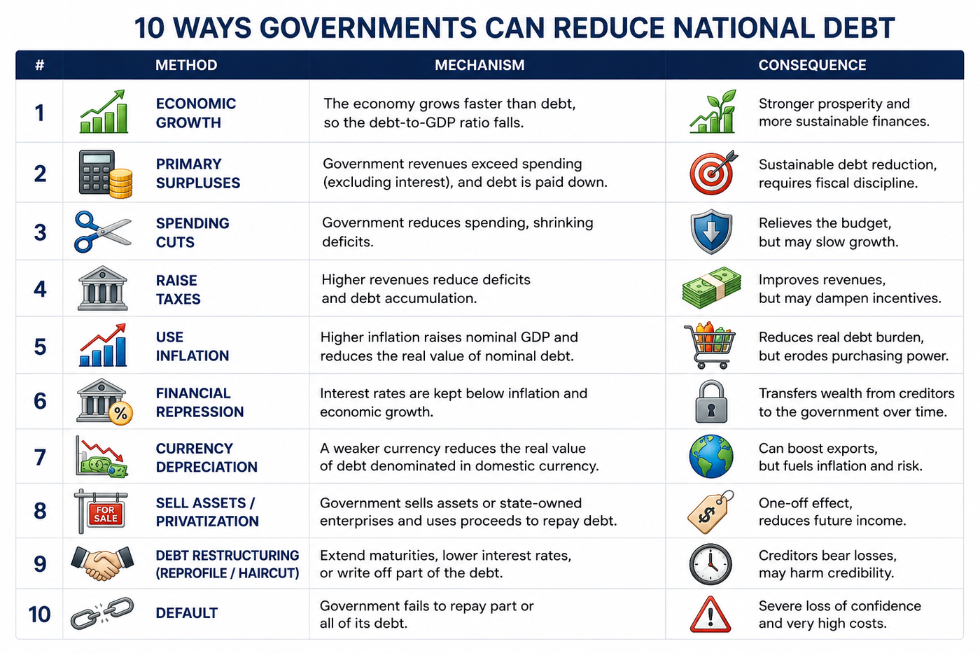 Government Debt Reduction